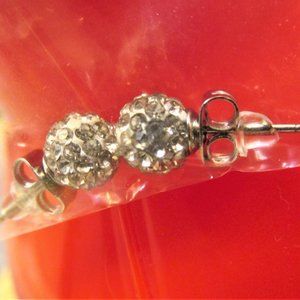 Crystal Gemstones Earring Studs